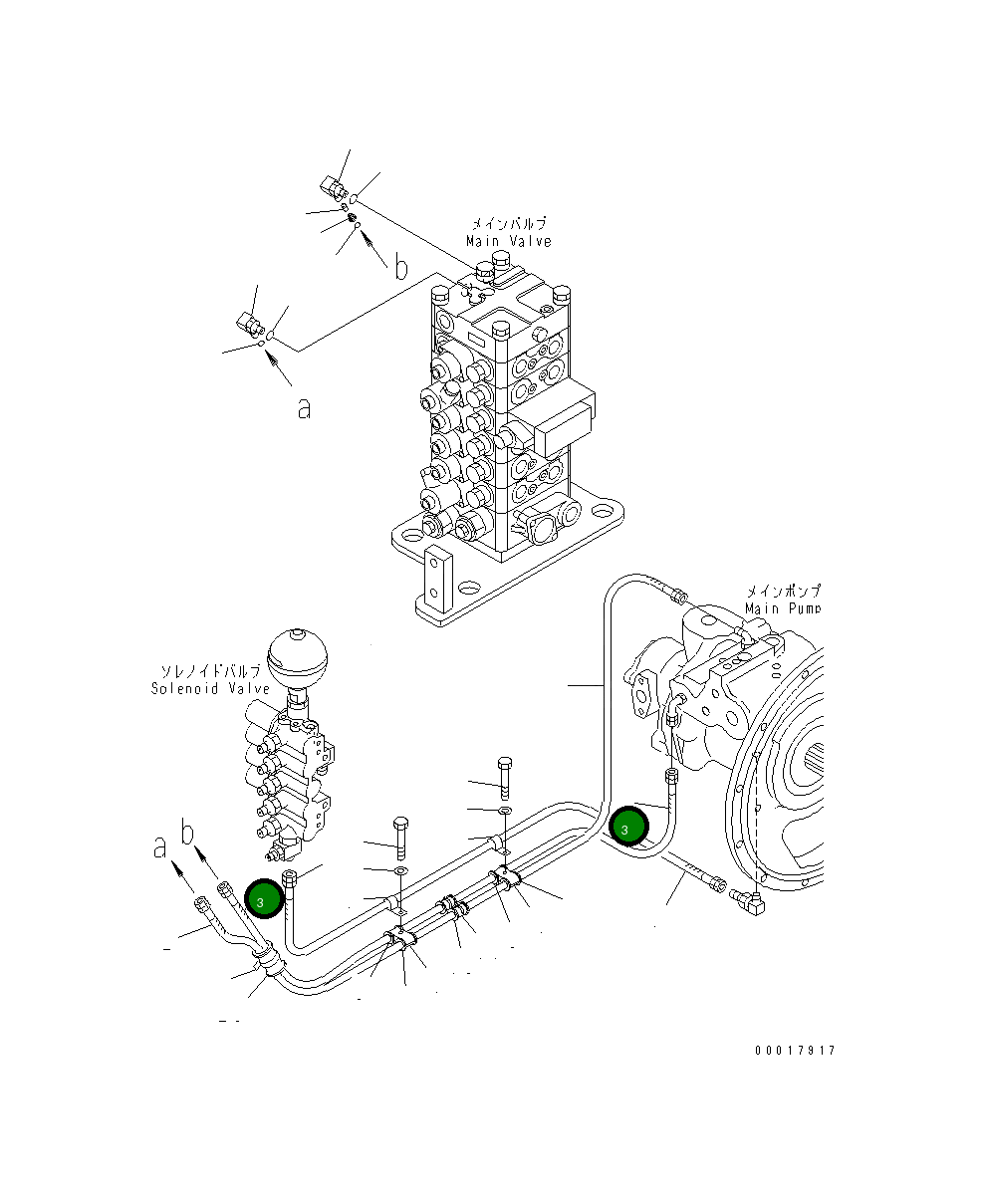Шланг 22B-62-17931 Komatsu
