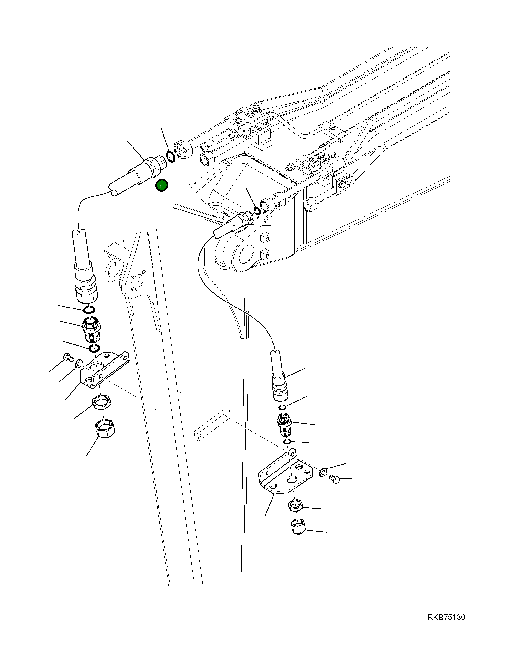 Шланг 22E-62-22581 Komatsu
