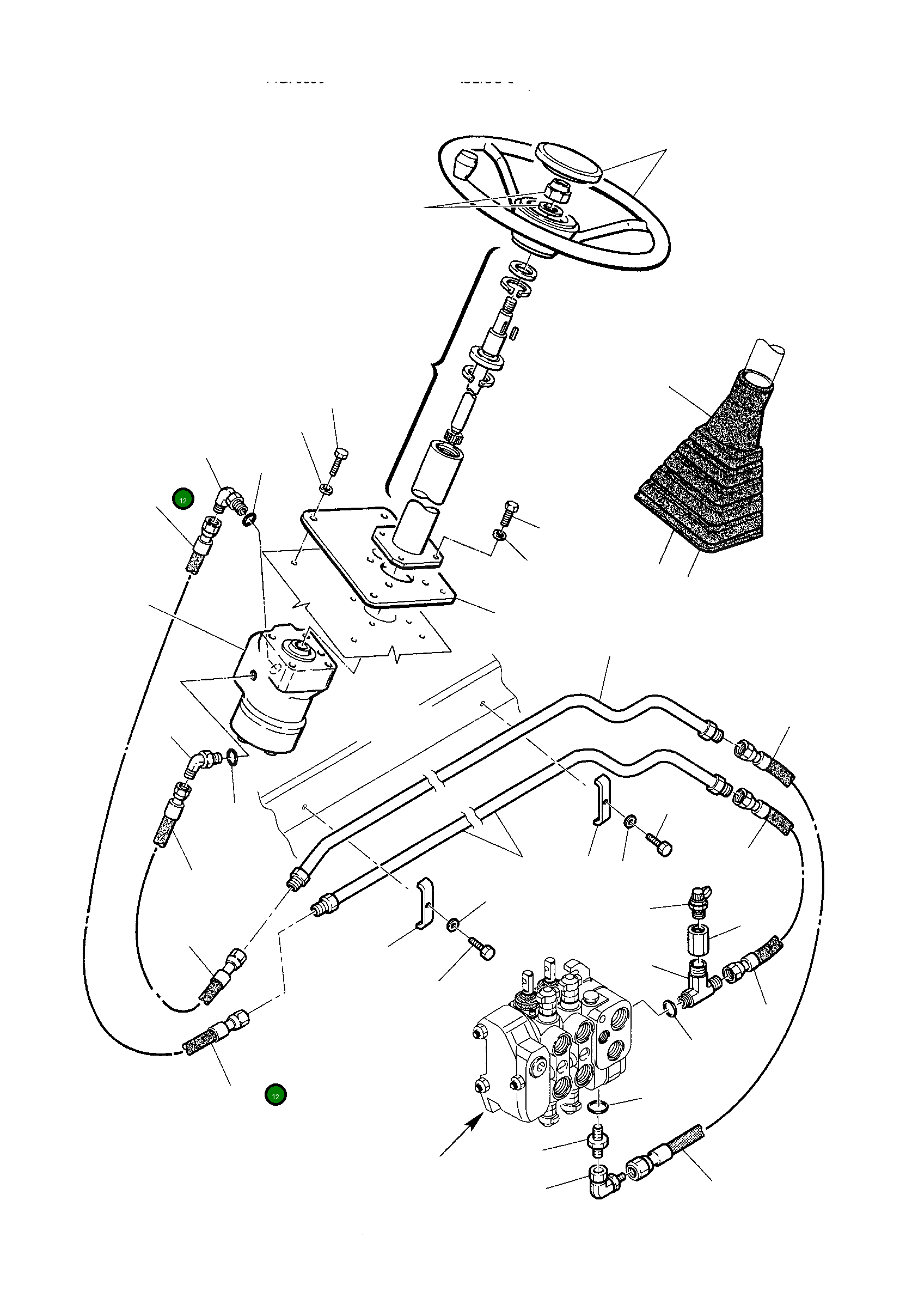 Шланг 852300024 Komatsu