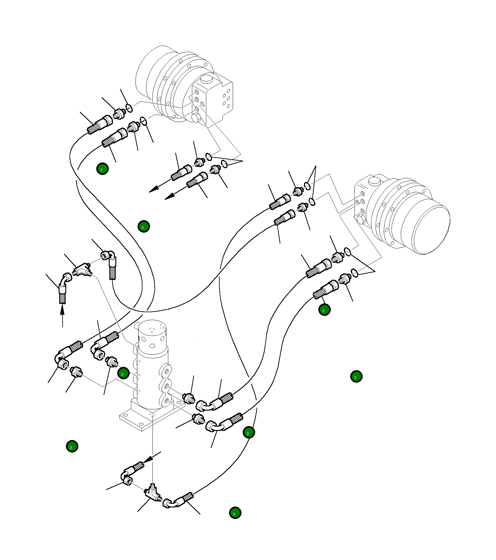 Шланг 392378015 Komatsu