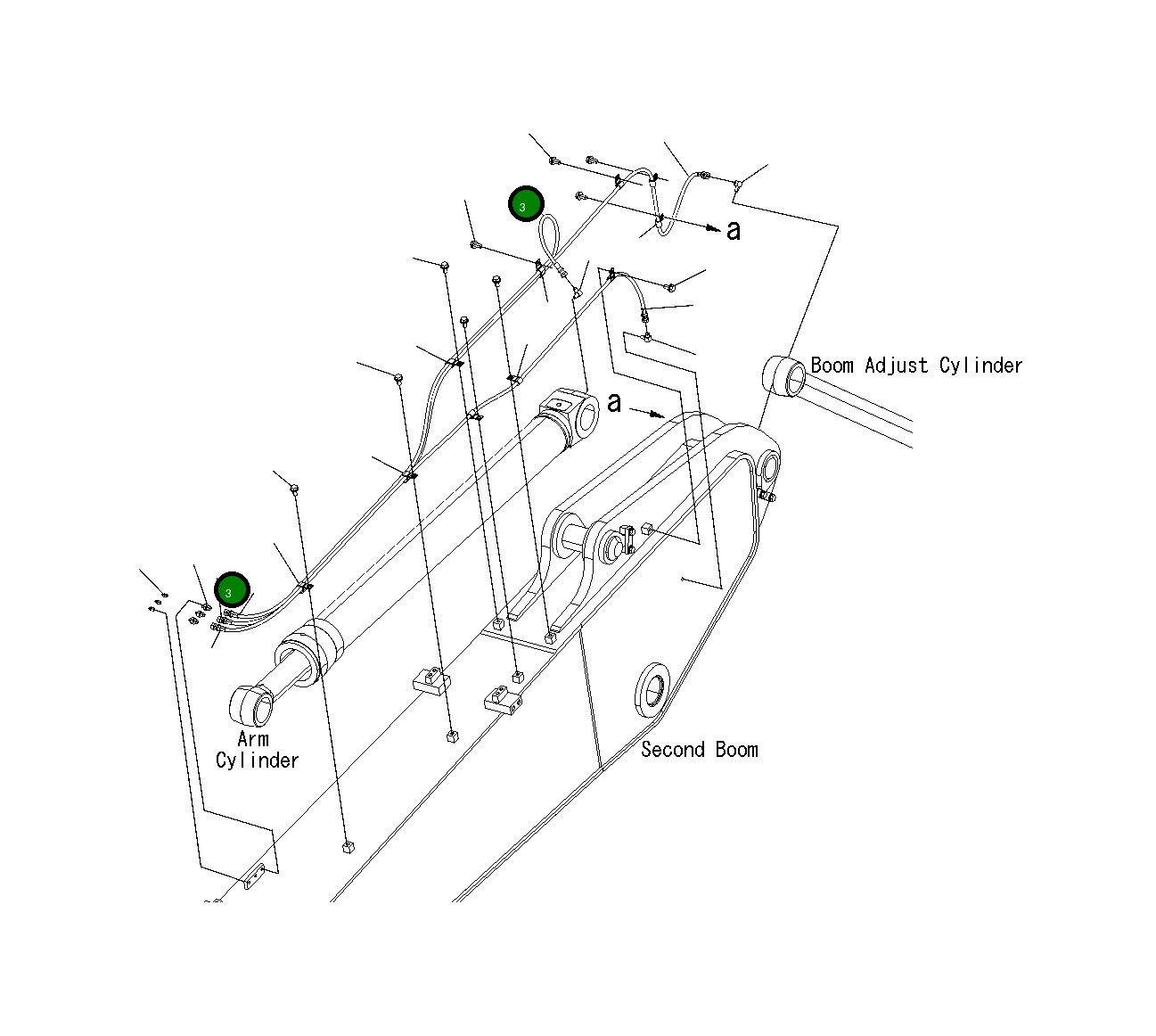 Шланг 21K-62-K1440 Komatsu