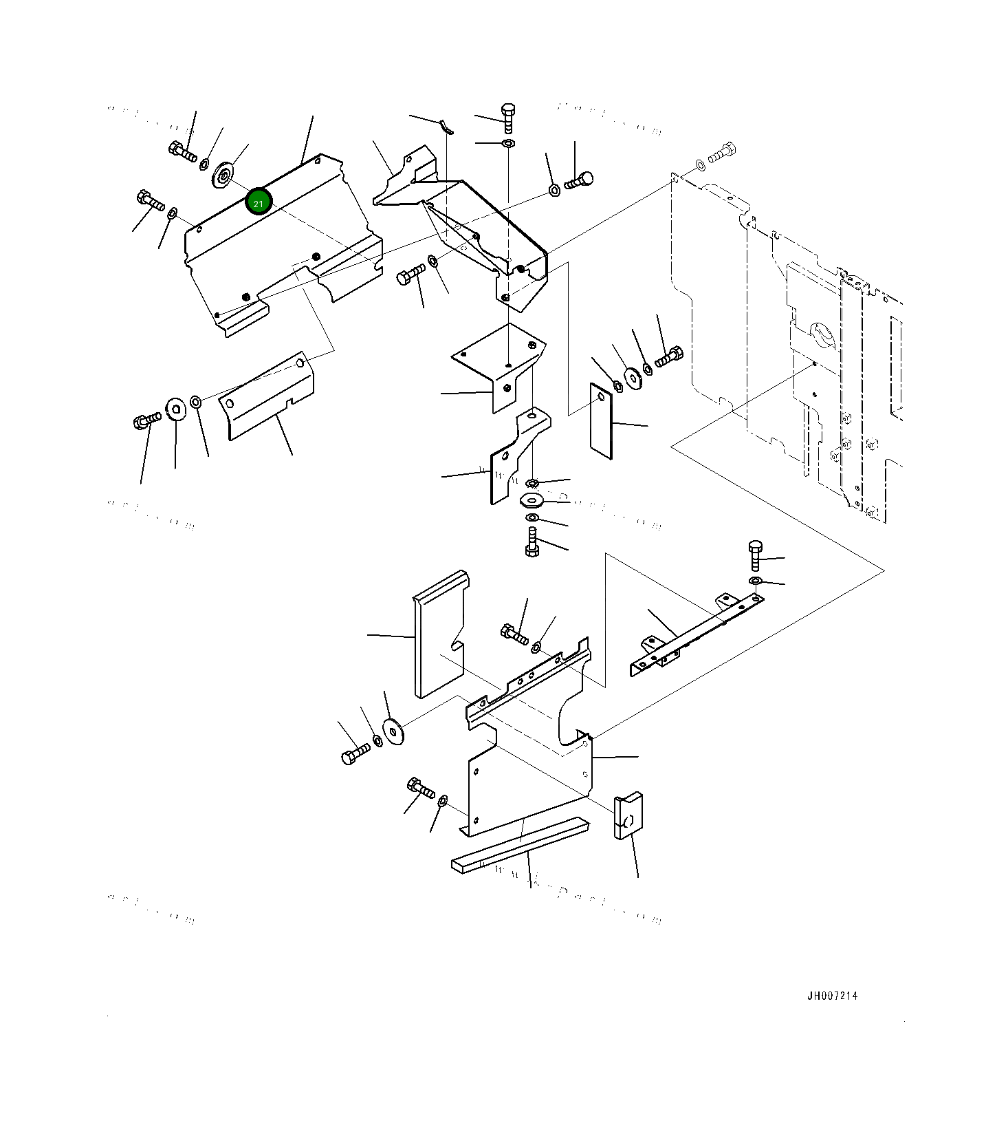 Втулка 20Y5412550 Komatsu