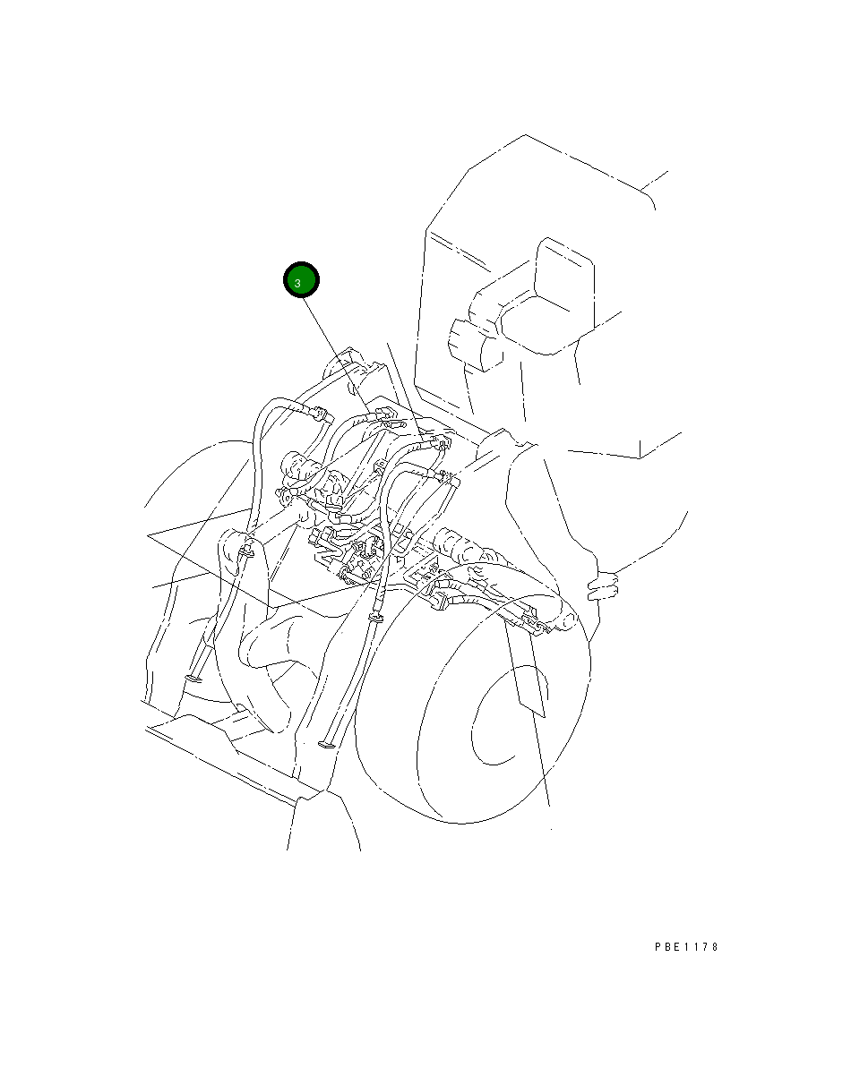 Шланг 425-62-13310 Komatsu