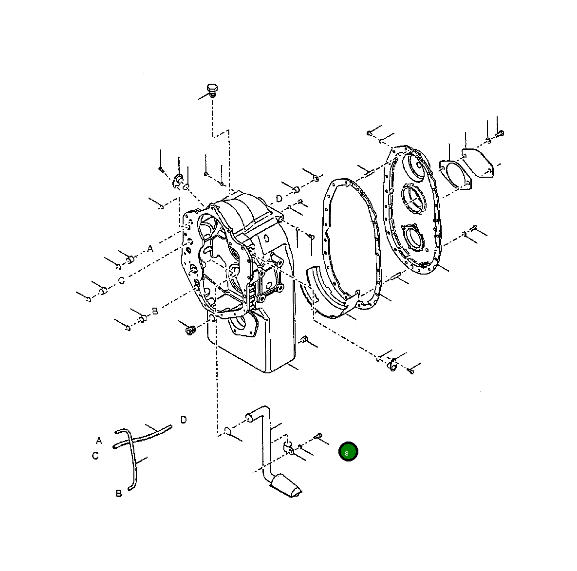 Винт 82 096 Komatsu
