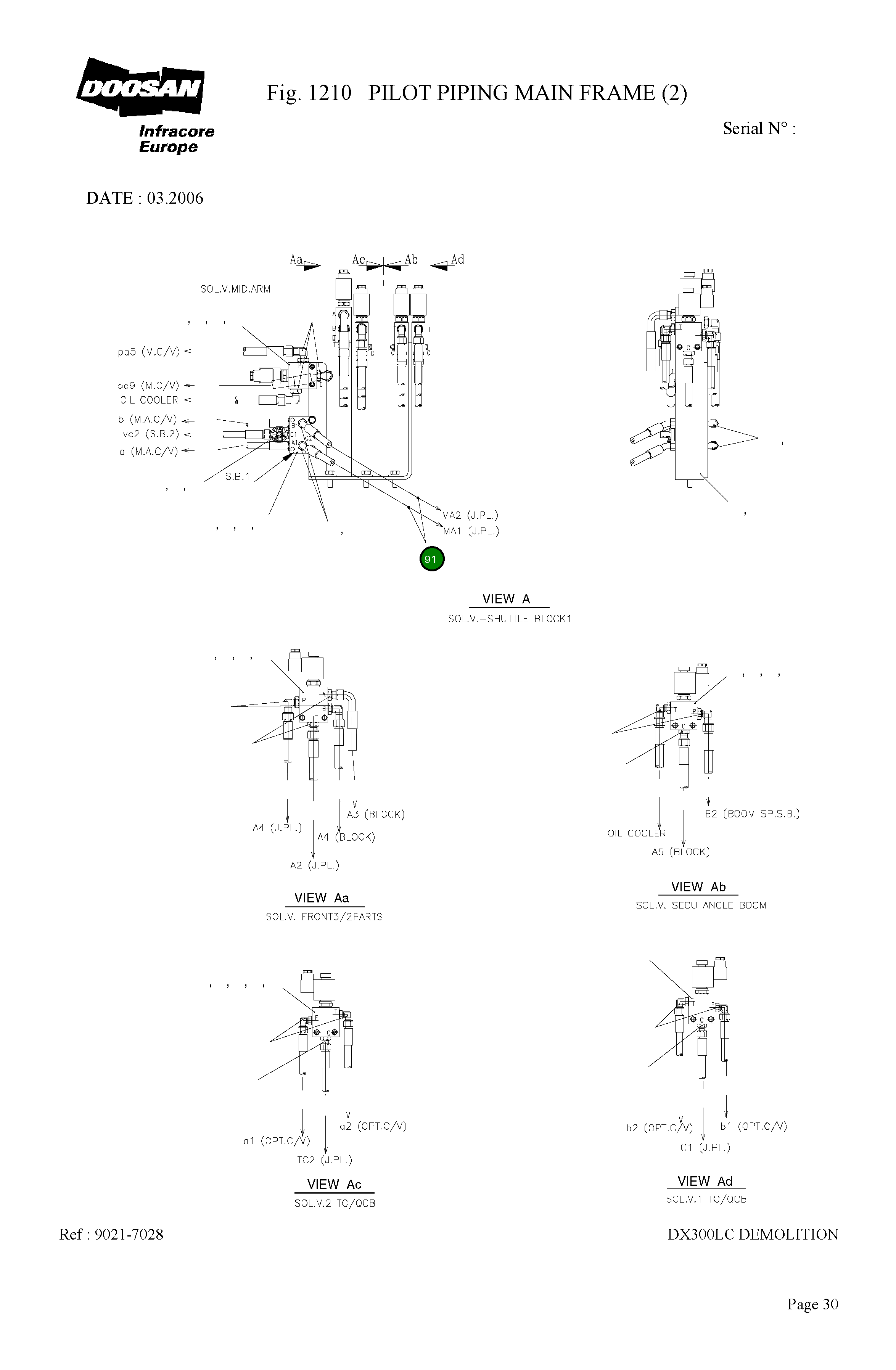 Шланг 9184-1022D92 Komatsu
