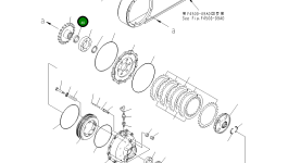 Втулка 23B-25-31180 Komatsu