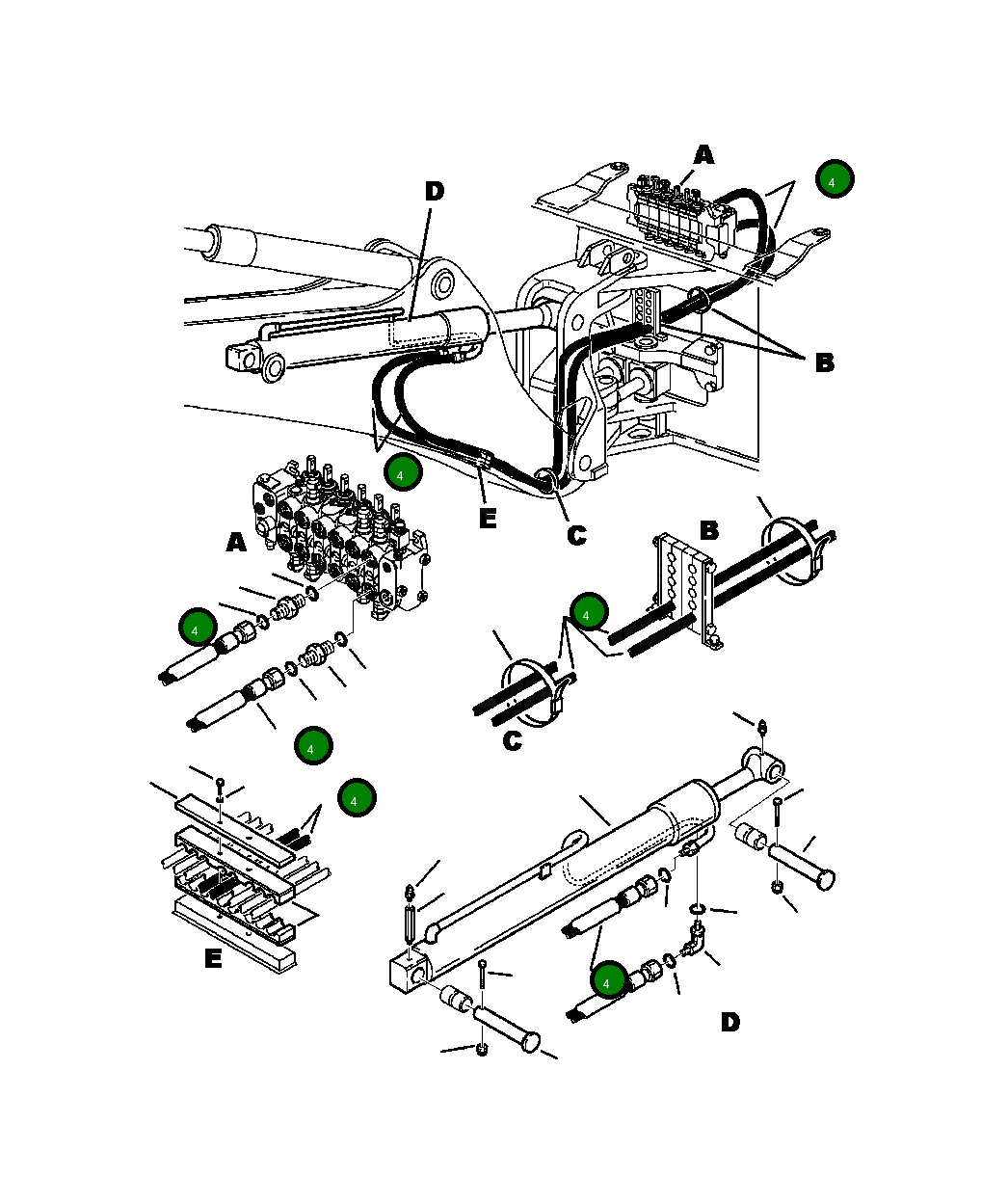 Шланг 392860004 Komatsu