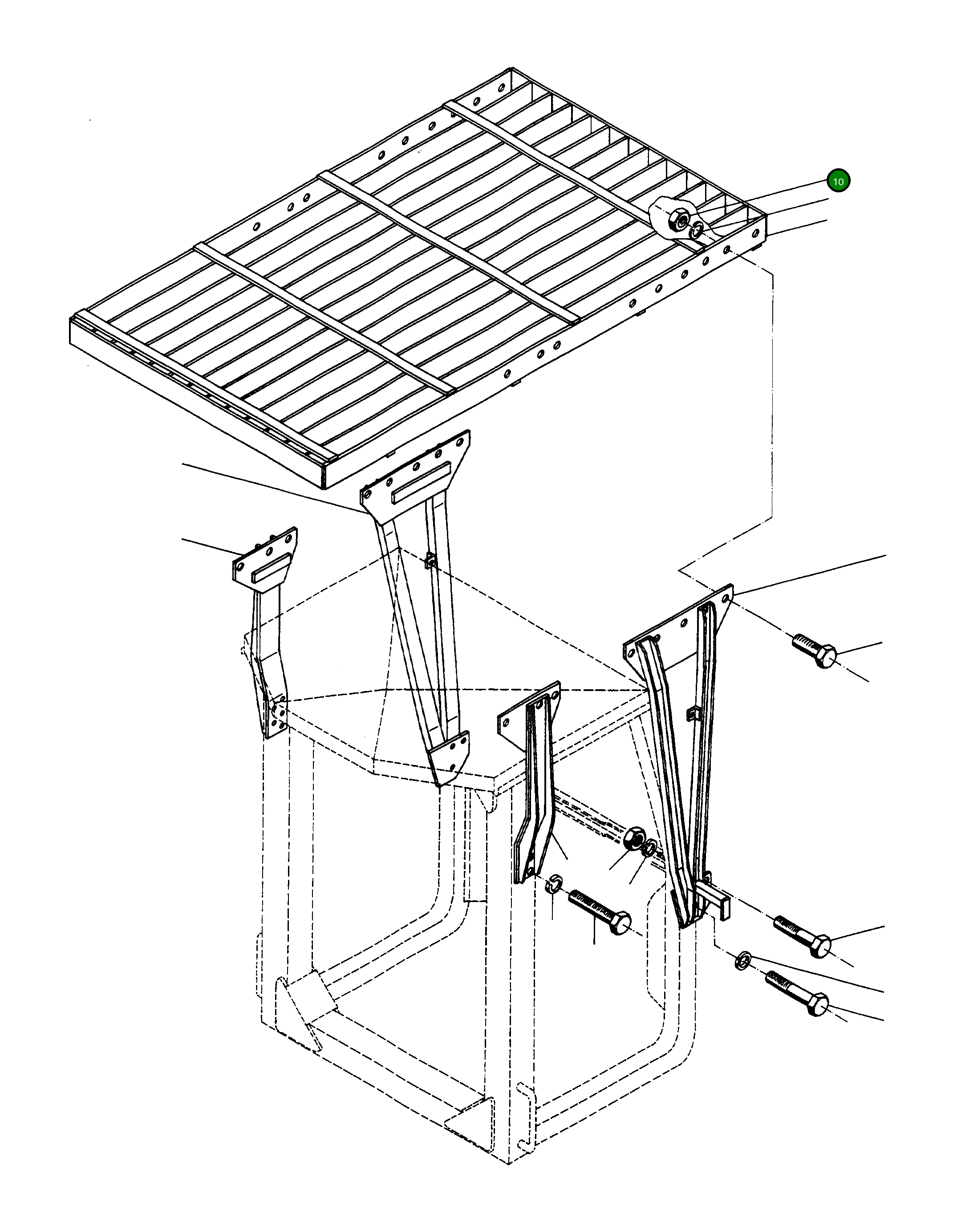 Винт 1442749X1 Komatsu