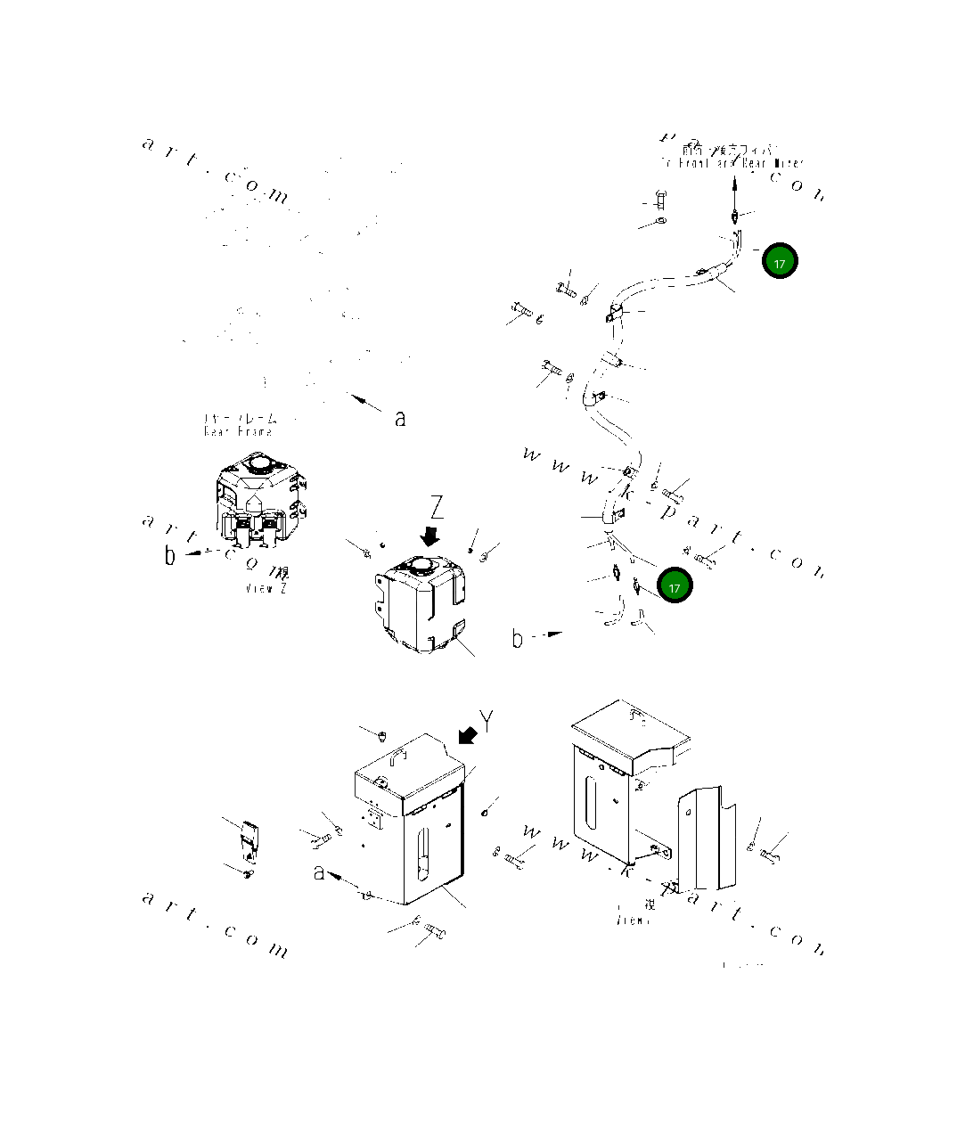 Шланг 418-07-66230 Komatsu