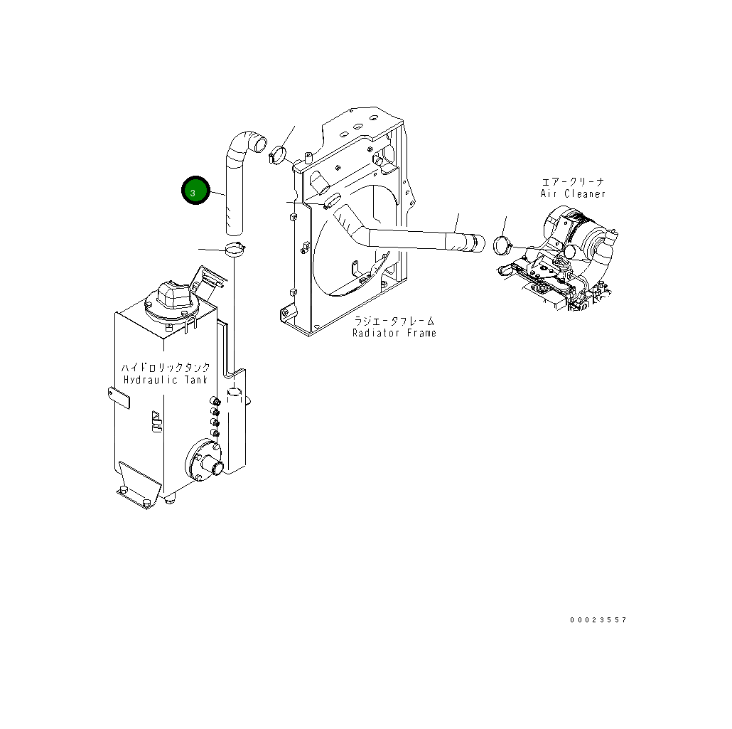 Шланг 22K-01-21521 Komatsu