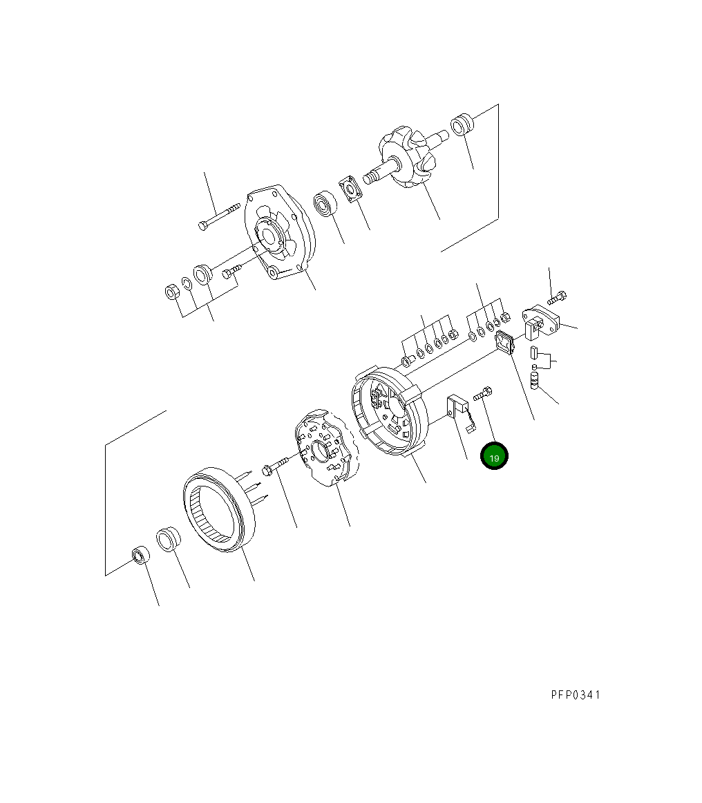 Винт 20Y-01-K1710 Komatsu