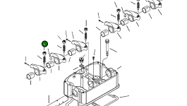 Гайка - HEXAGON 1238 077 H1 Komatsu