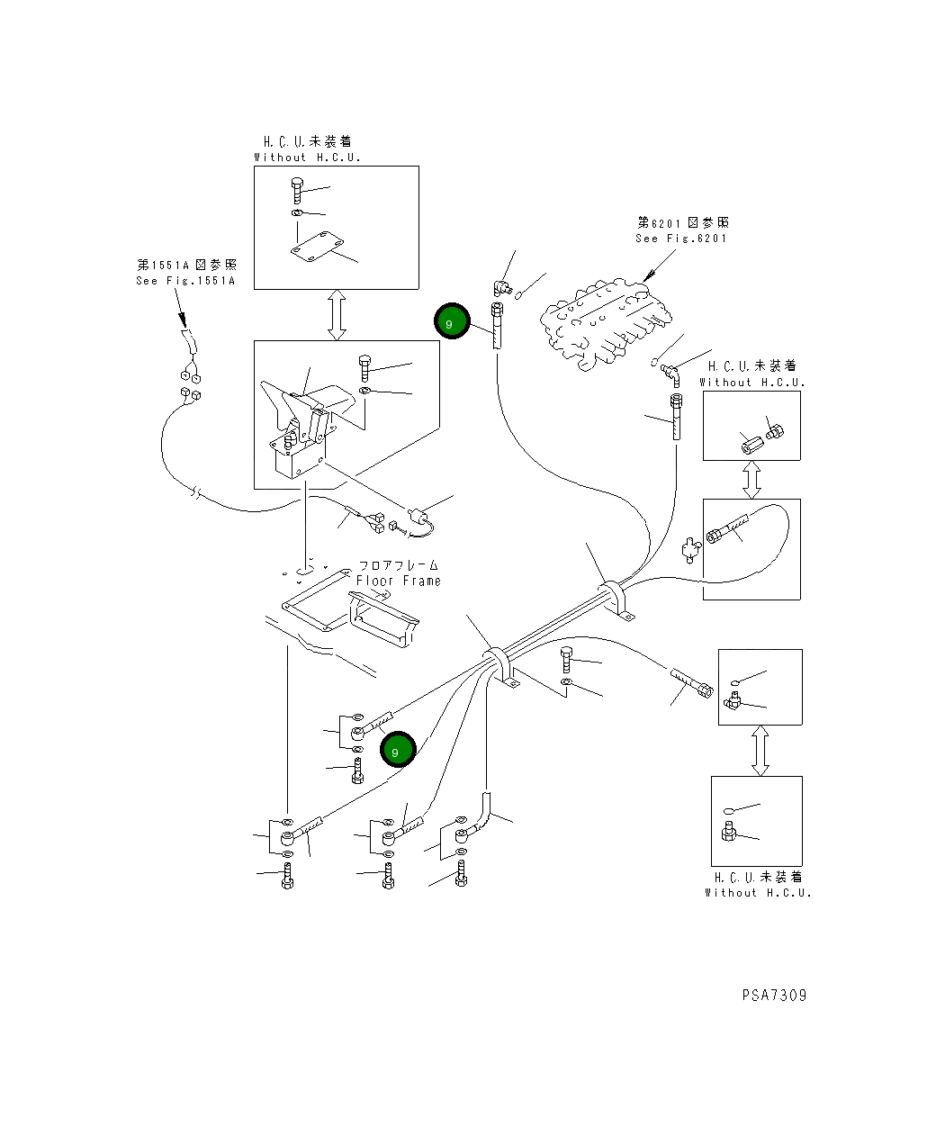 Шланг 21P-973-K140 Komatsu