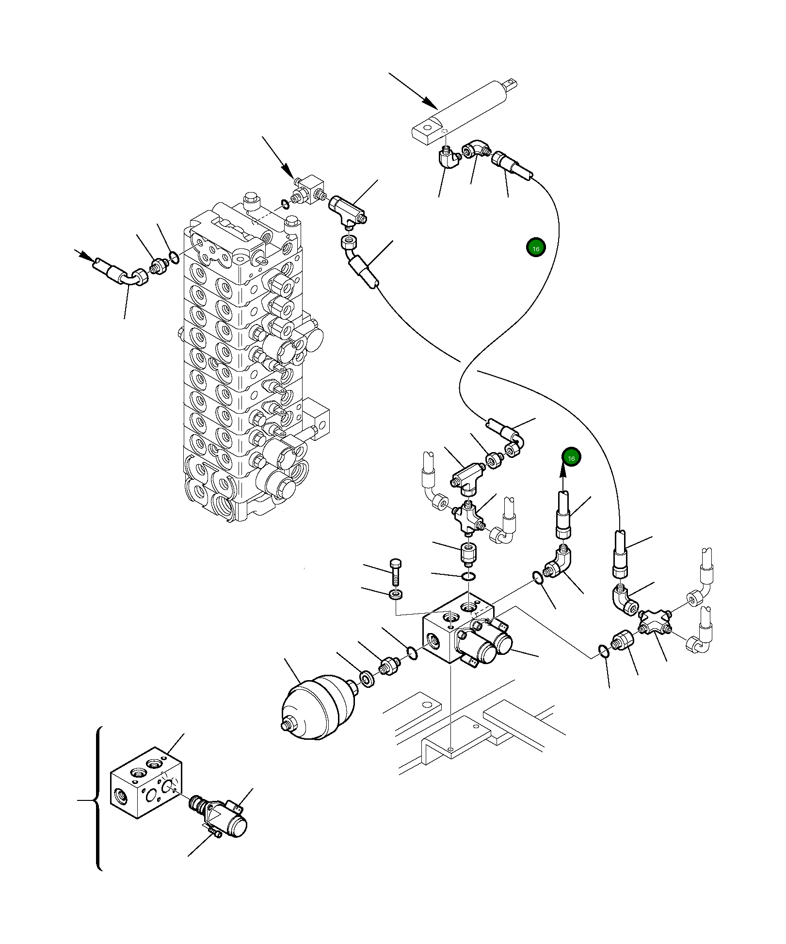 Шланг 392368085 Komatsu