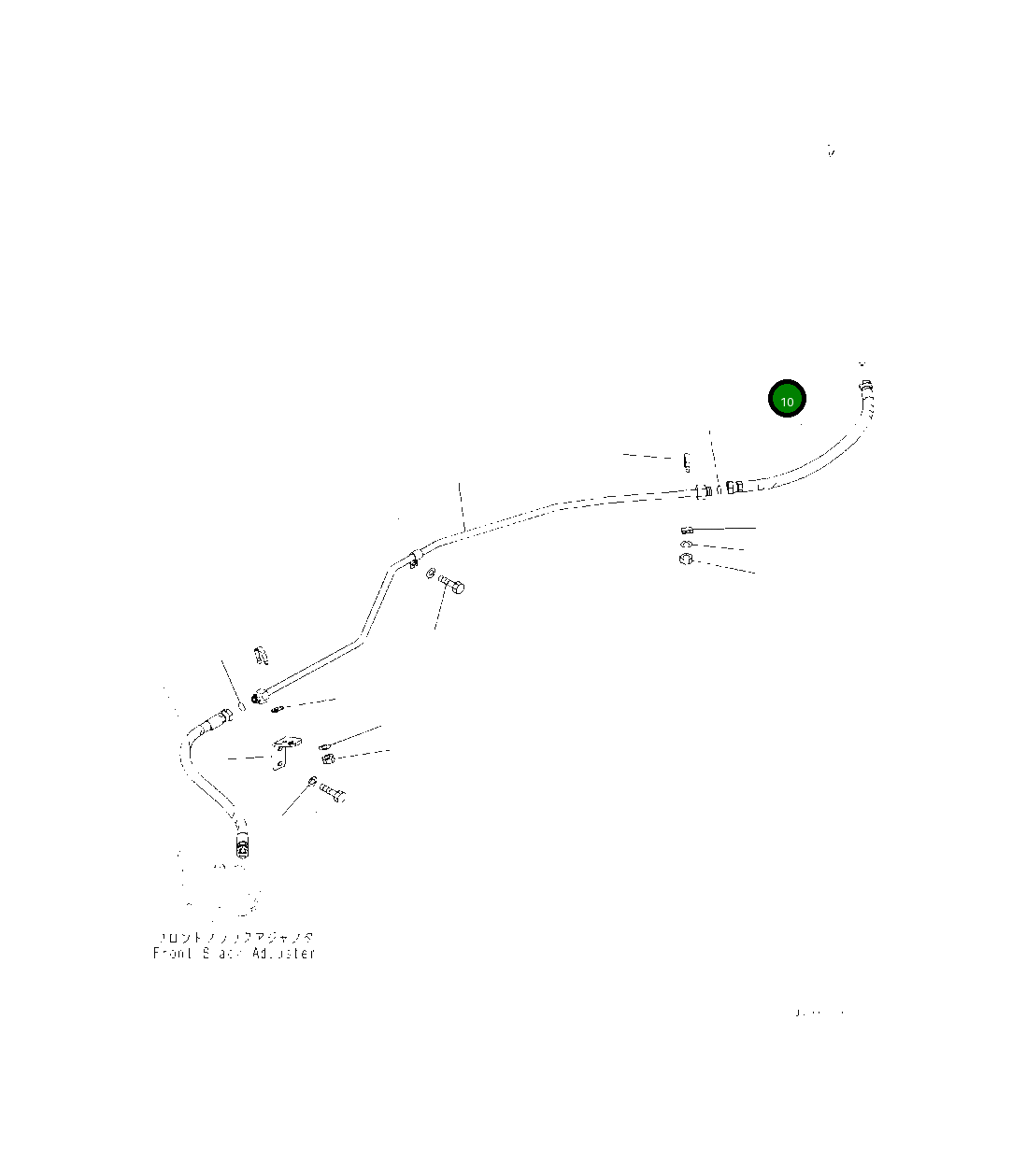 Шланг 425-43-48450 Komatsu