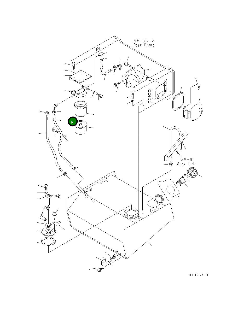 Шланг 417-04-A0190 Komatsu