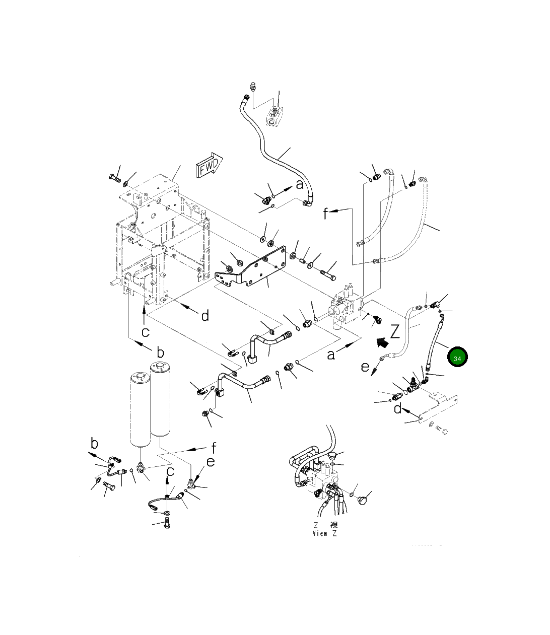 Шланг 421-43-57780 Komatsu