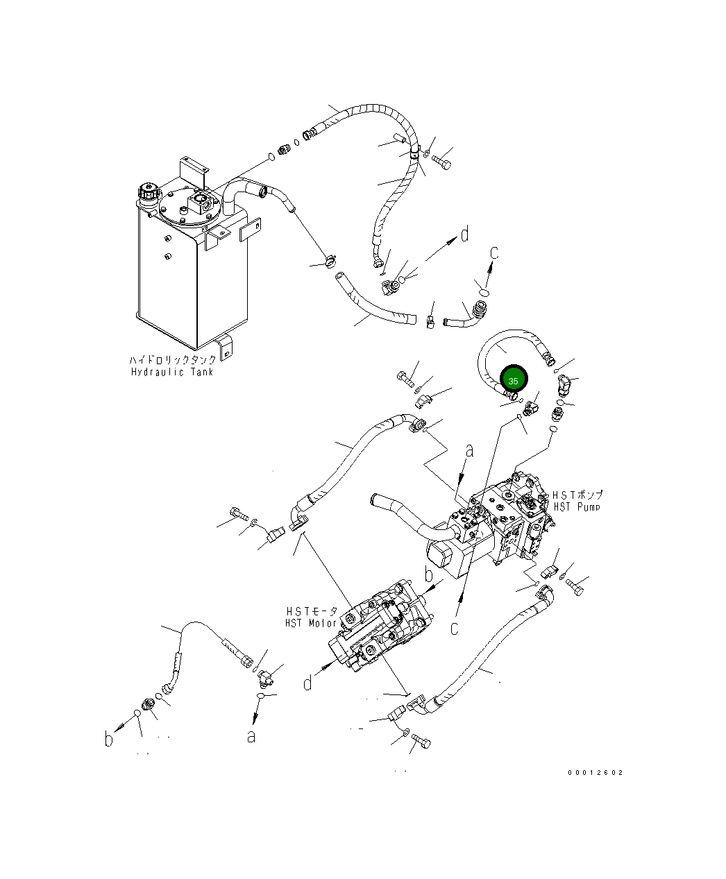 Шланг 416-18-33261 Komatsu