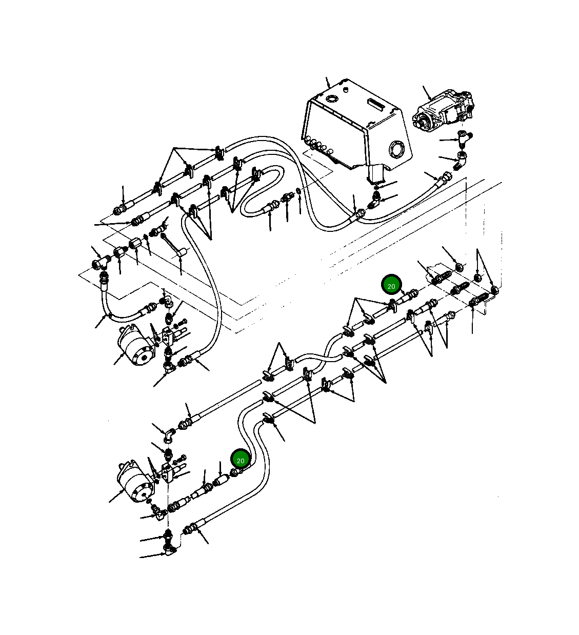 Шланг 158 585 Komatsu