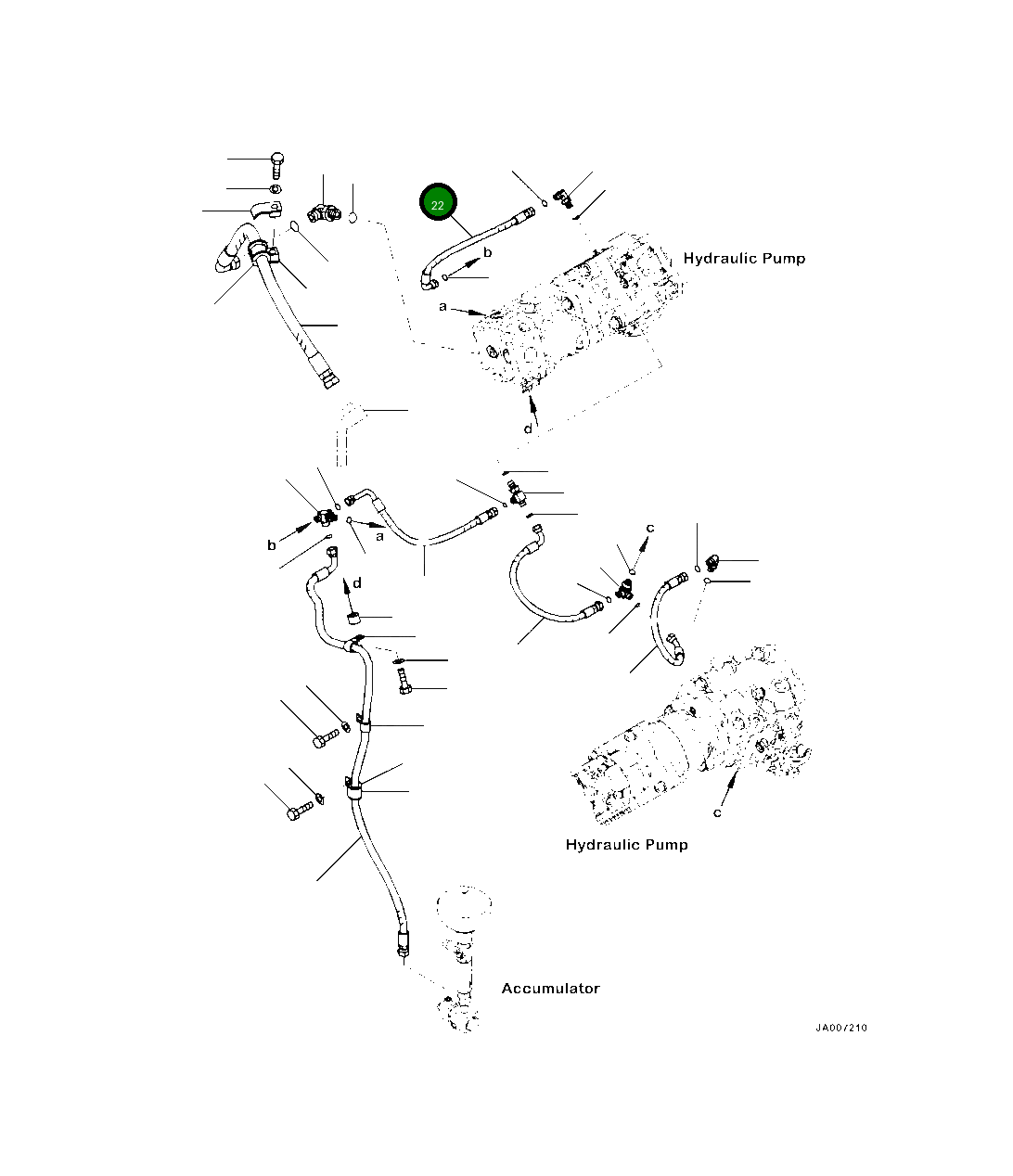 Шланг 423-62-51440 Komatsu