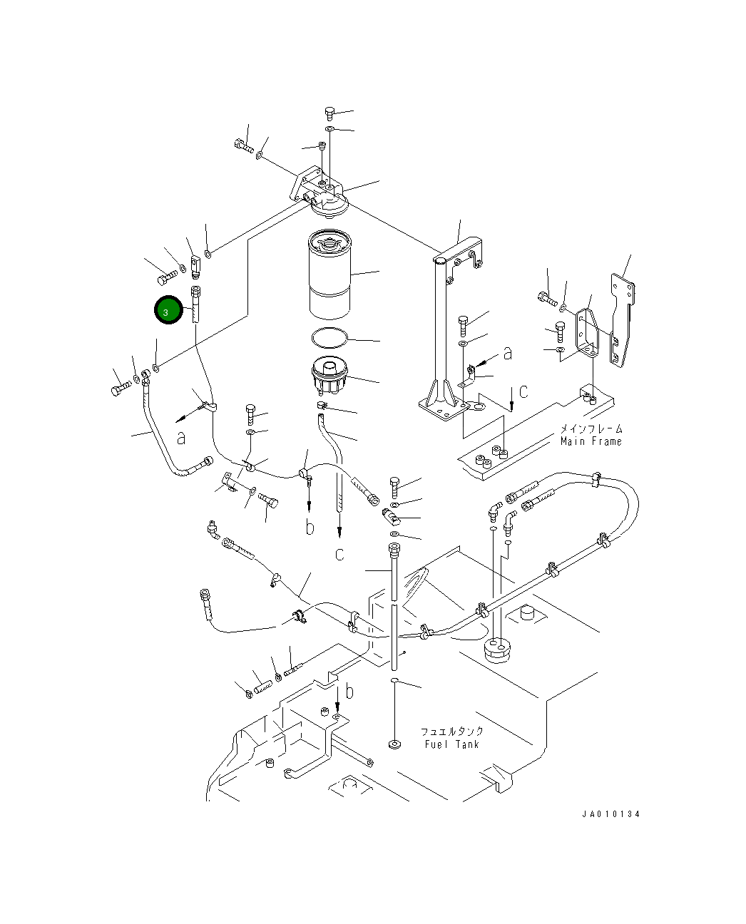 Шланг 235-04-46170 Komatsu