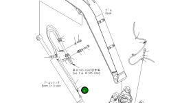 Шланг 22L-62-23161 Komatsu