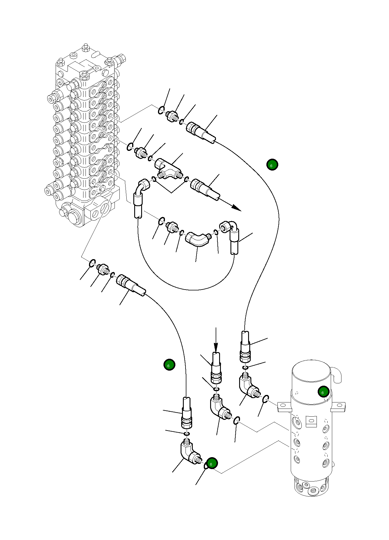 Шланг 226-09-11940 Komatsu