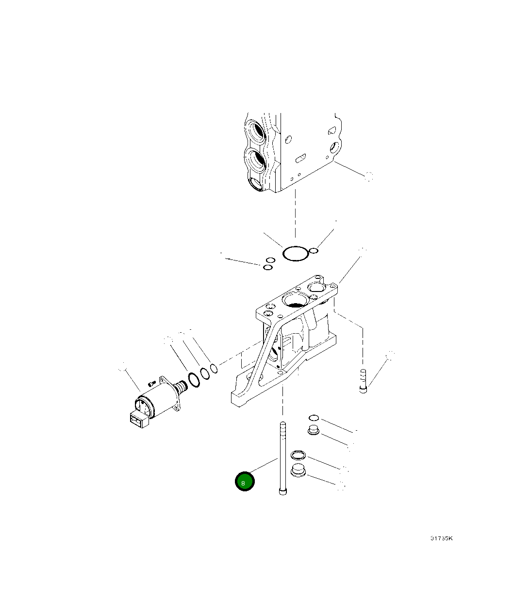 Винт 26563 Komatsu