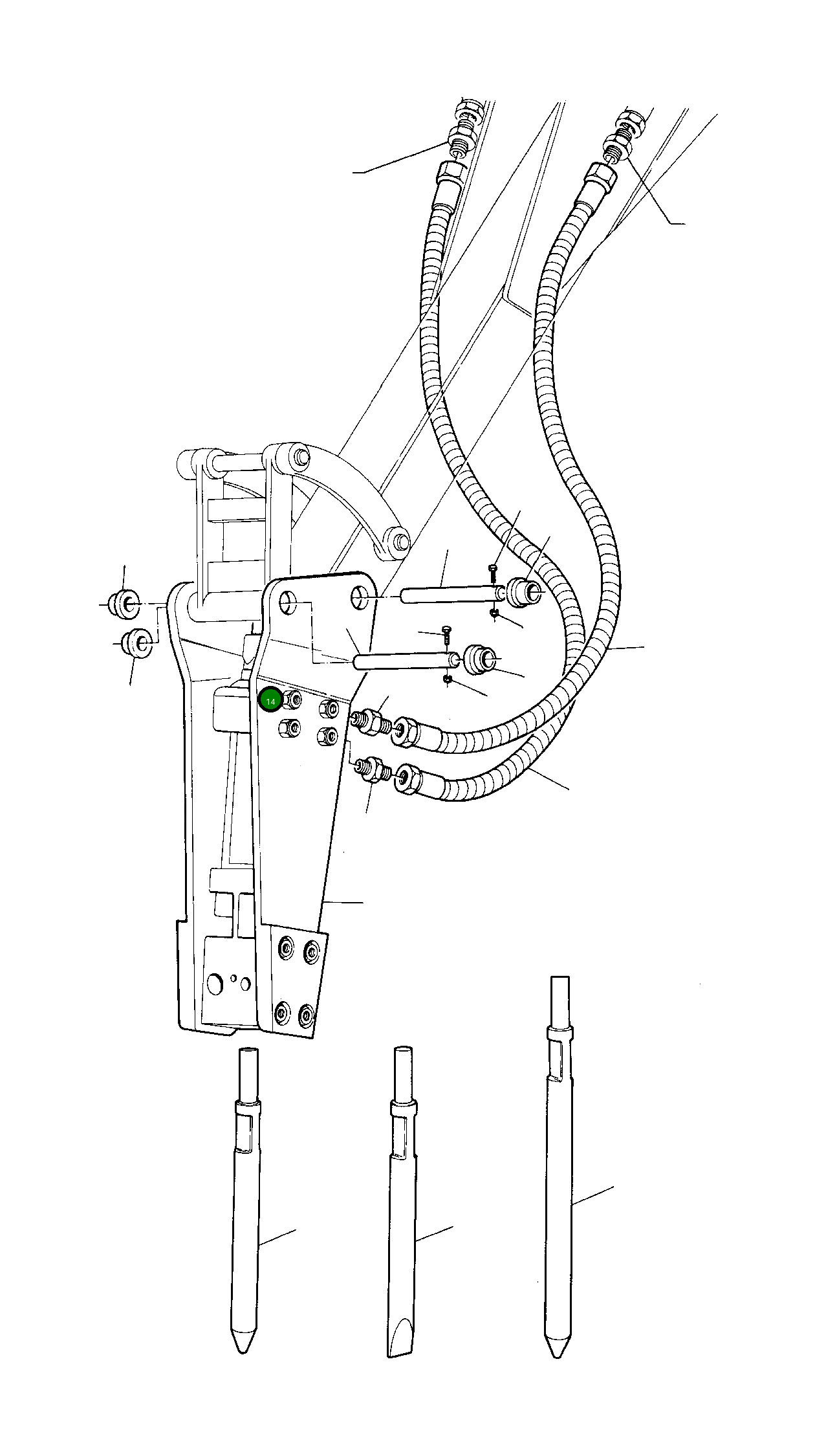 Втулка 500215104 Komatsu