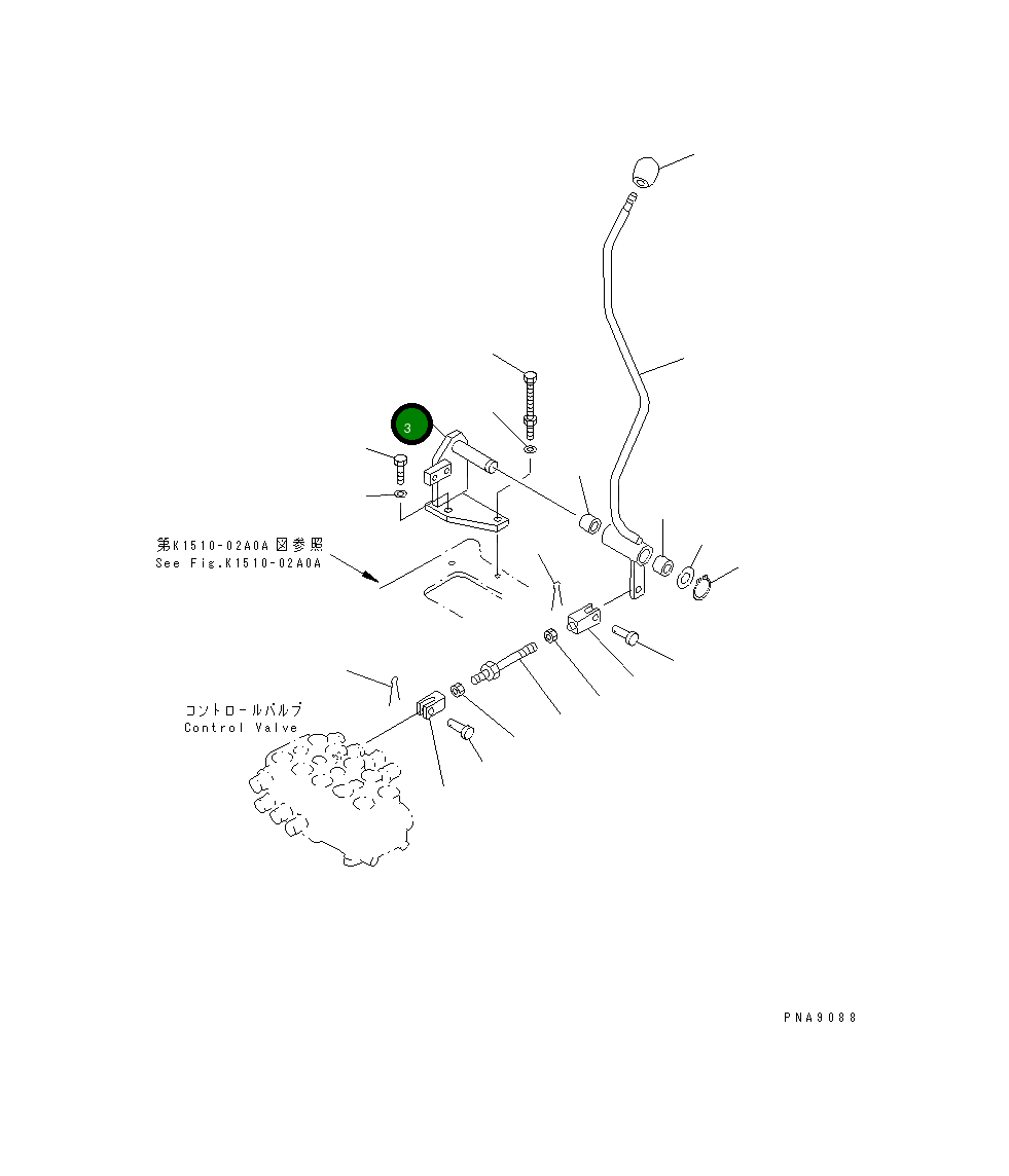 Шланг 21X-970-2290 Komatsu