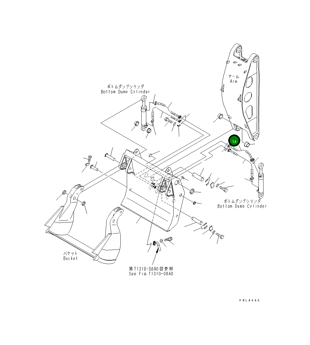 Шланг DM51611198 Komatsu