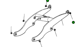 Втулка 1281 678 H1 Komatsu