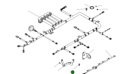 Винт M8X1.25X20 3821783 Komatsu