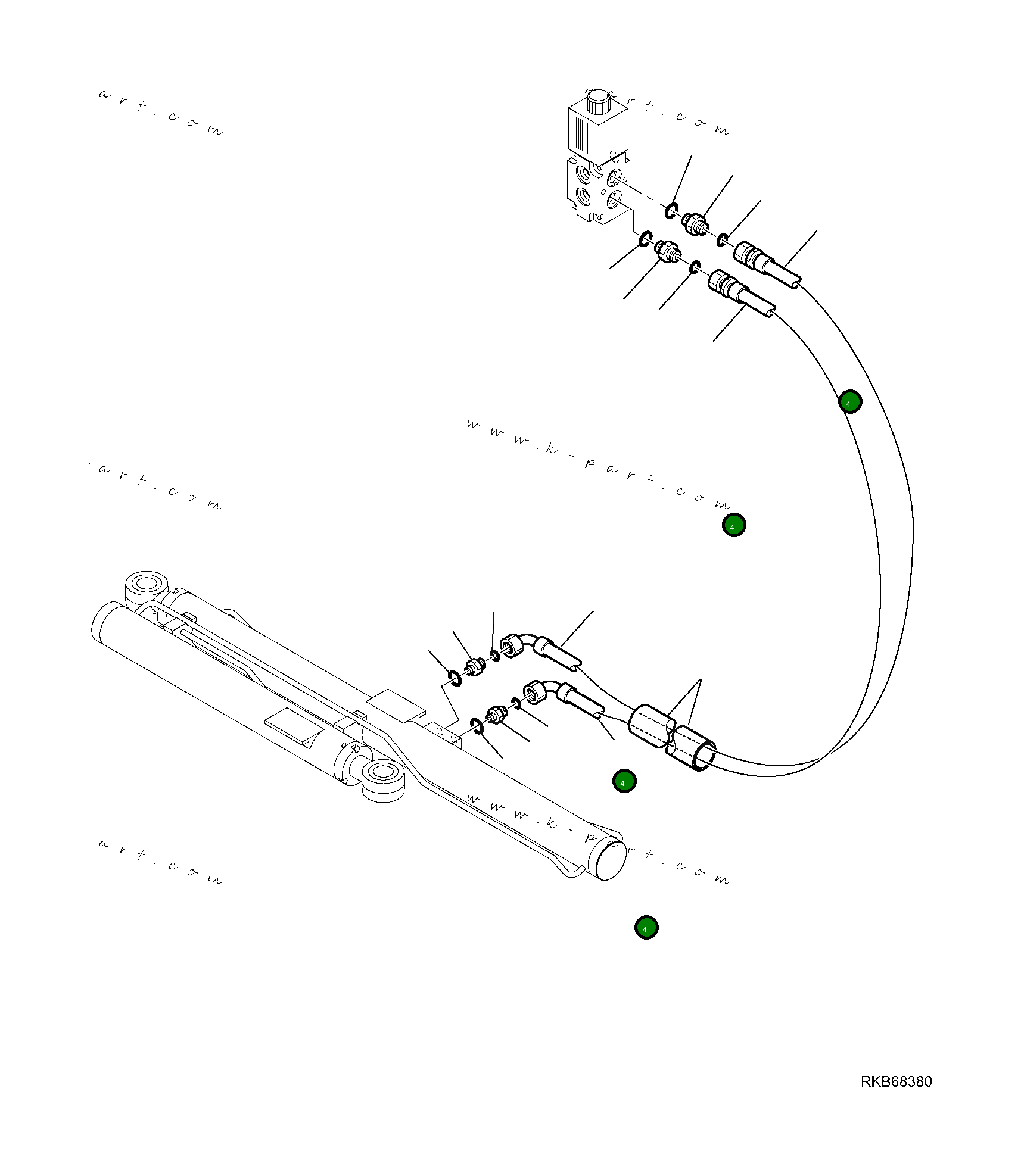 Шланг 42N-62-17470 Komatsu