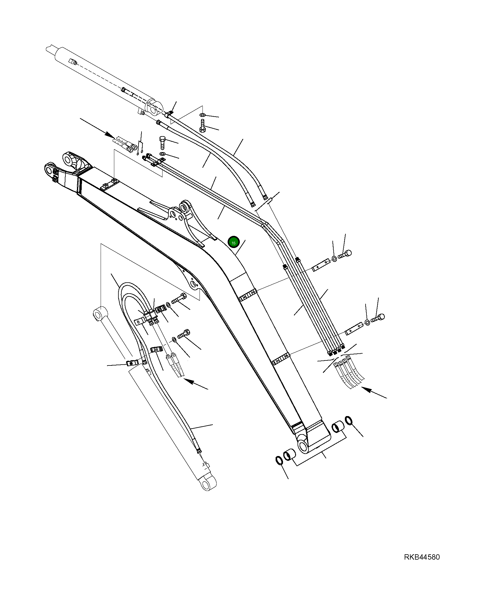 Шланг 22L-62-R8160 Komatsu