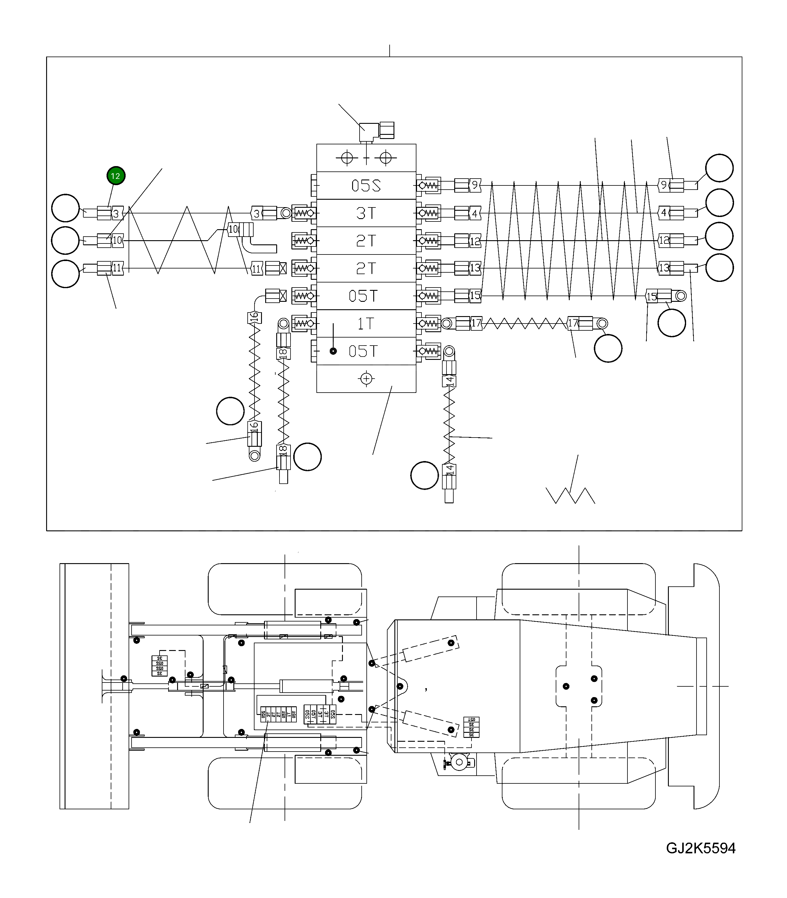 Шланг 424-09-H1970 Komatsu
