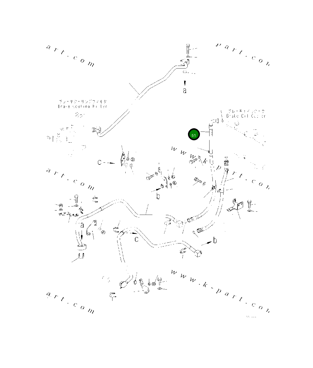 Шланг 425-S05-6261 Komatsu