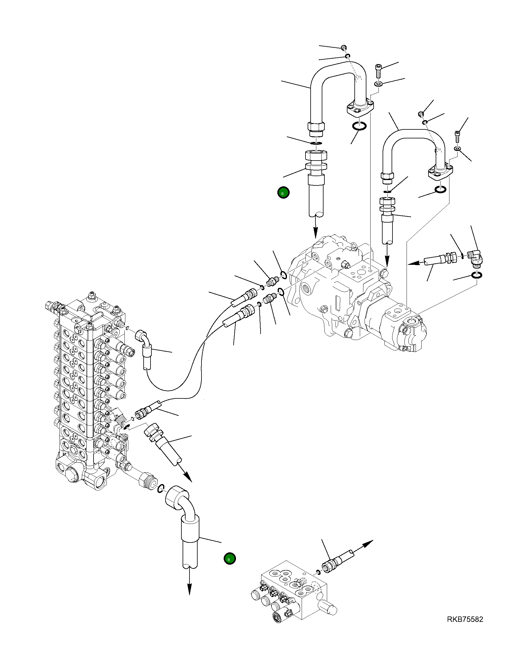 Шланг 22E-62-21590 Komatsu