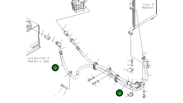 Шланг 21W-62-48421 Komatsu
