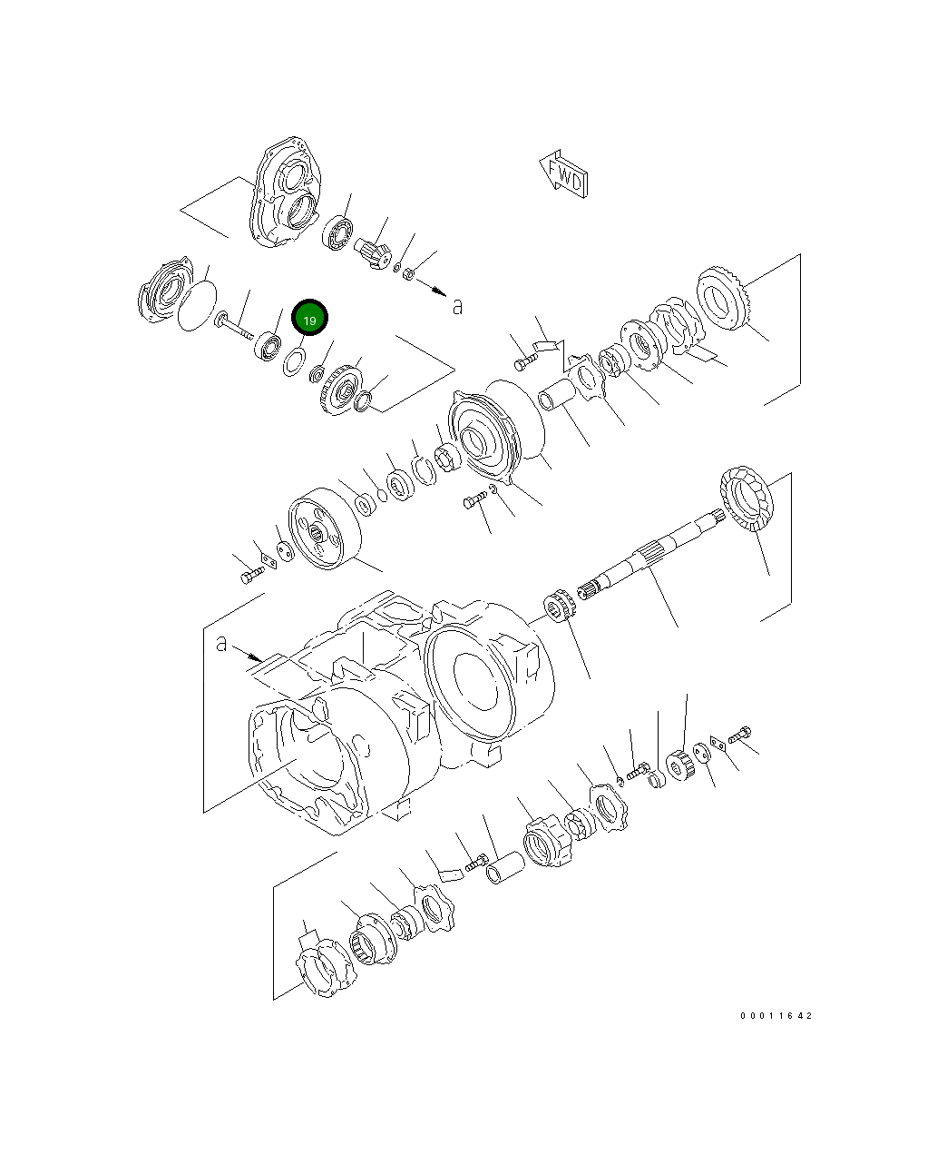 Втулка 101-Z61-2190 Komatsu