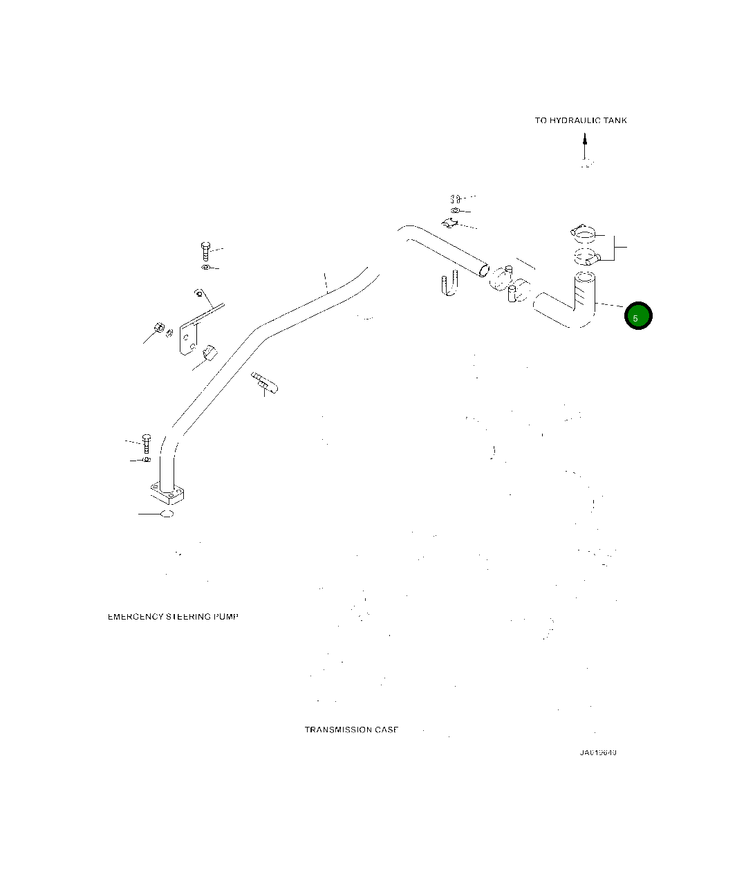 Шланг 423-62-51530 Komatsu