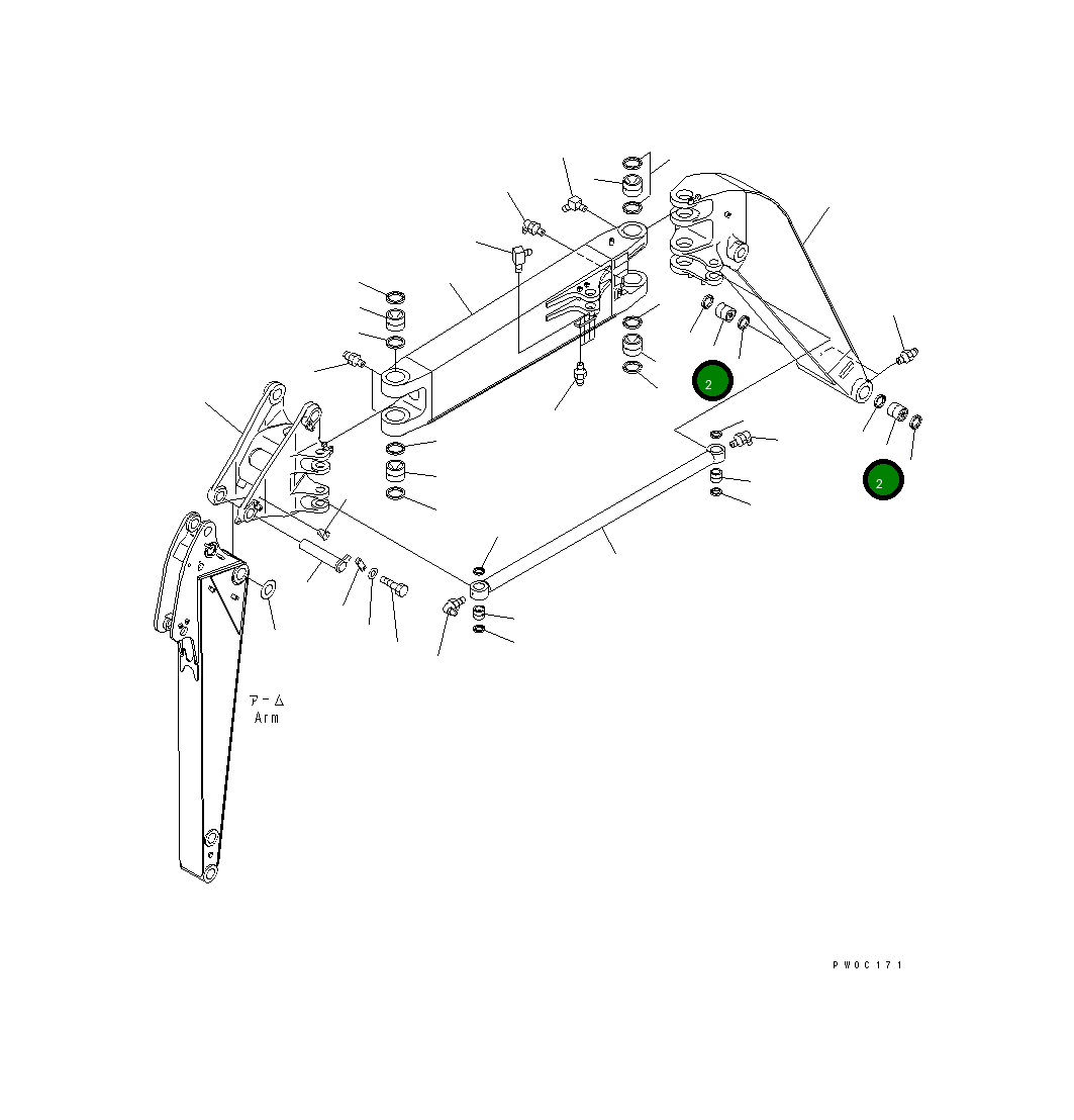 Втулка 21K-70-99890 Komatsu