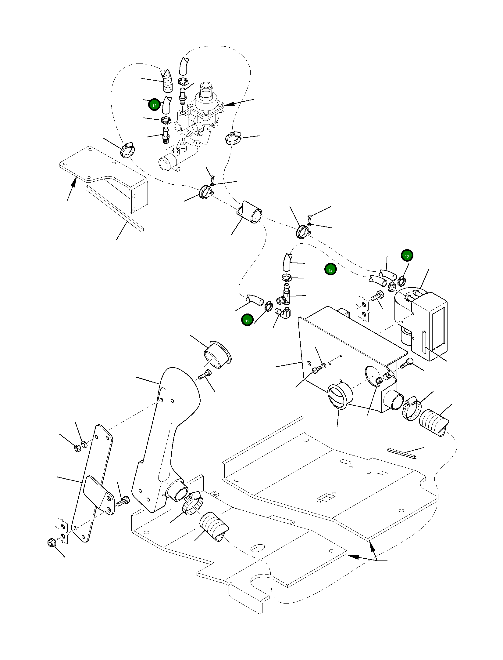 Шланг 852990018 Komatsu