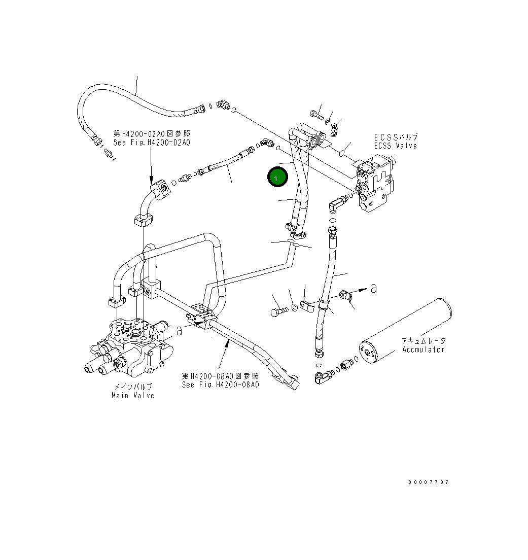 Шланг 419-62-34430 Komatsu