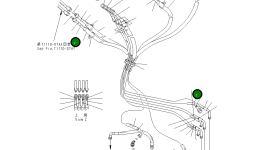 Шланг 22F-62-22723 Komatsu