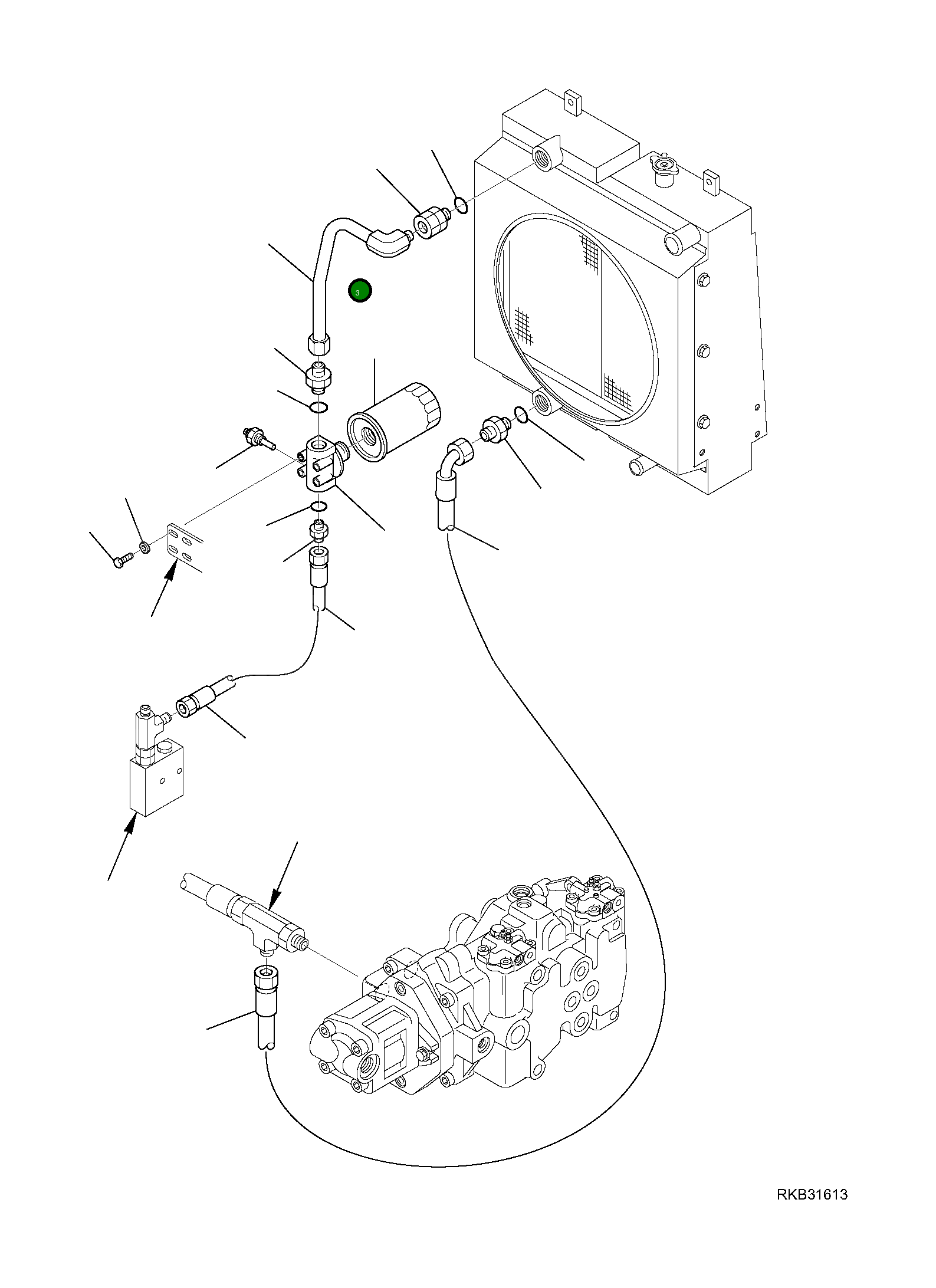 Шланг 37C-62-13200 Komatsu