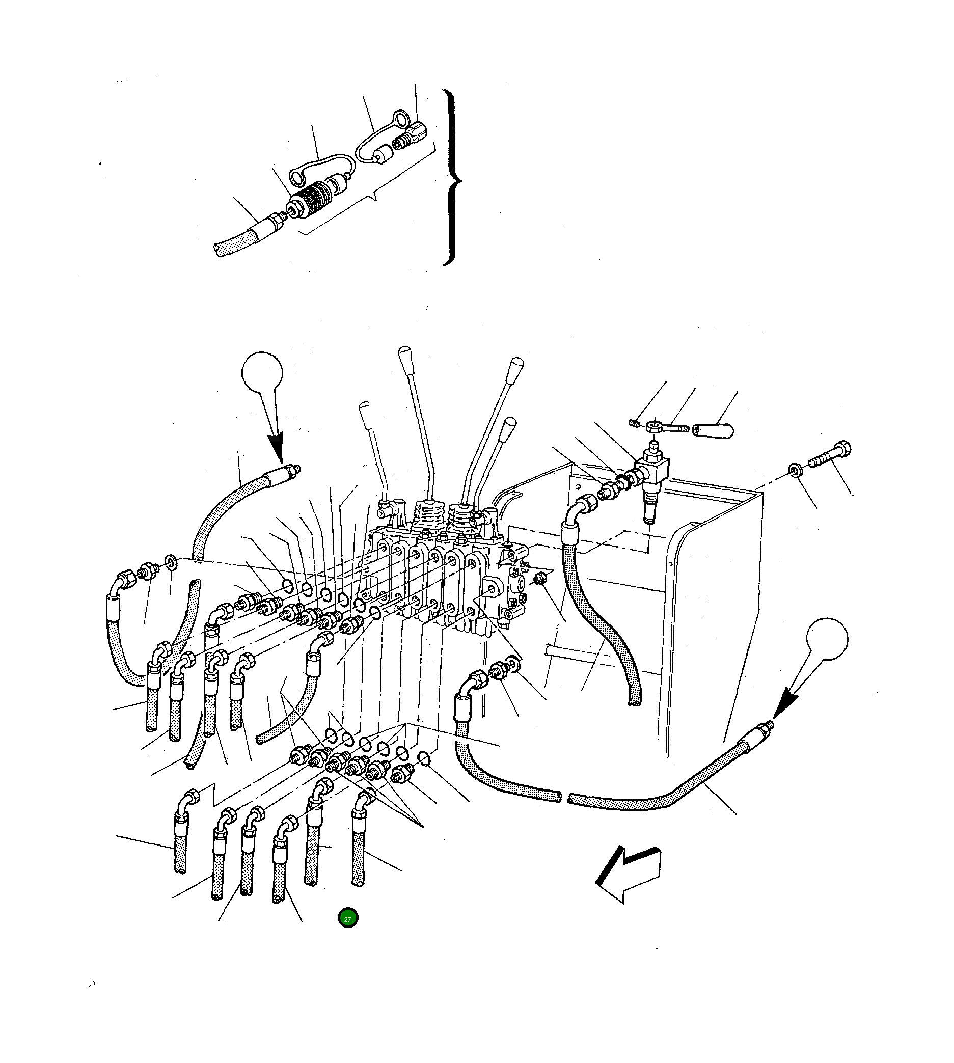 Шланг UE2000522 Komatsu
