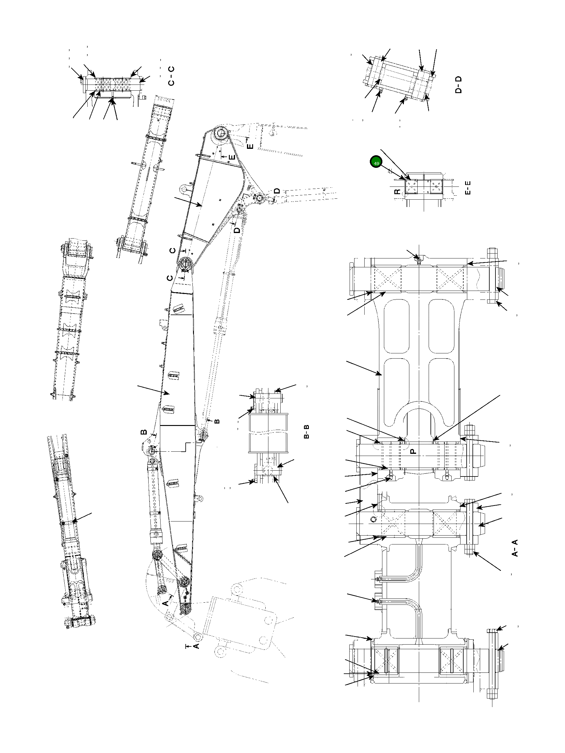 Втулка 207-70-12161 Komatsu