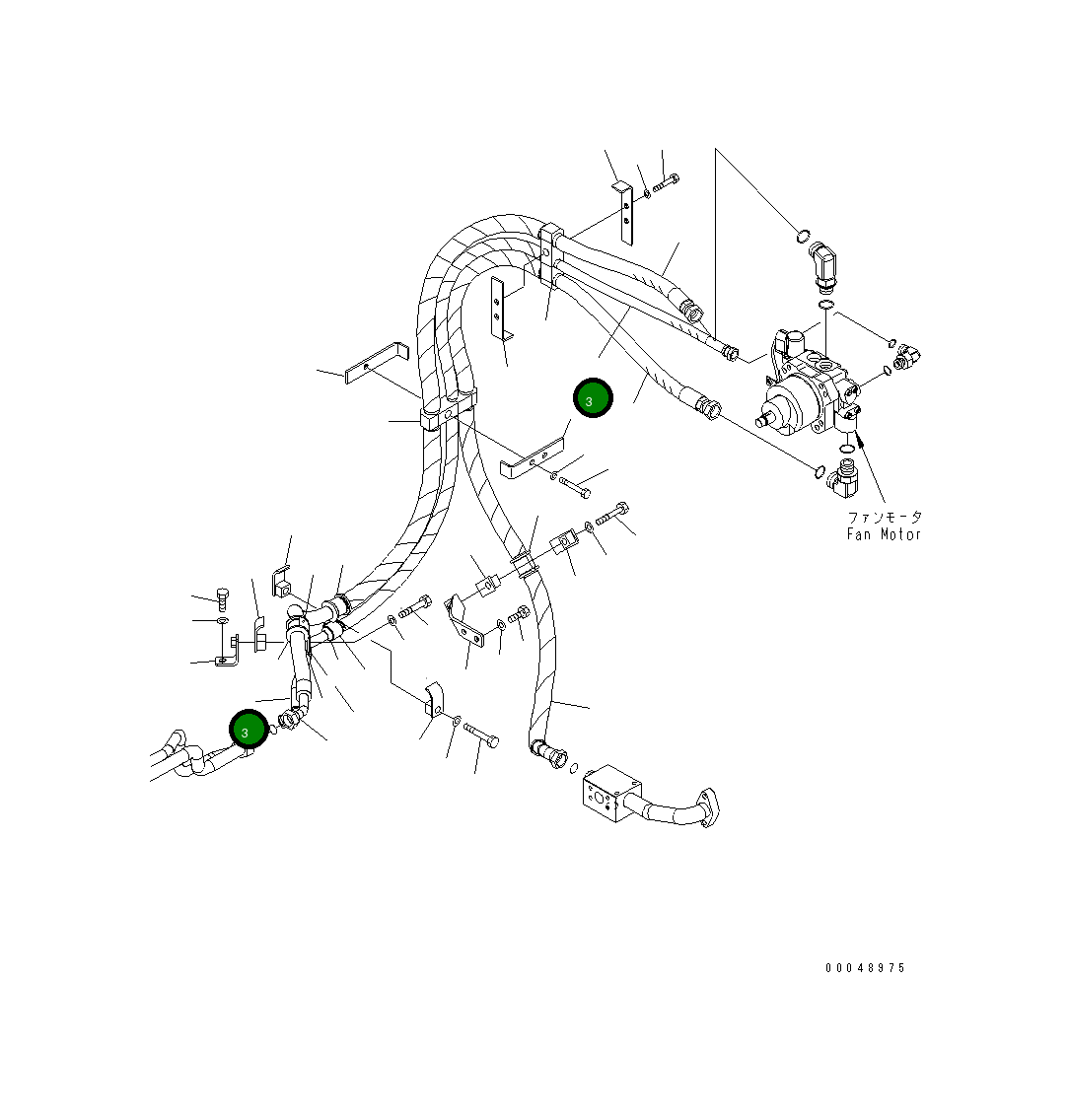 Шланг 425-03-33211 Komatsu