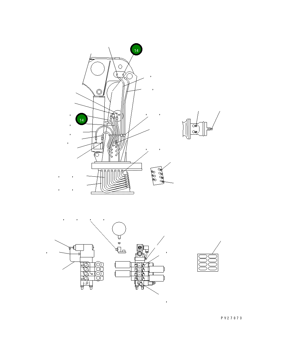 Шланг UN781503049 Komatsu